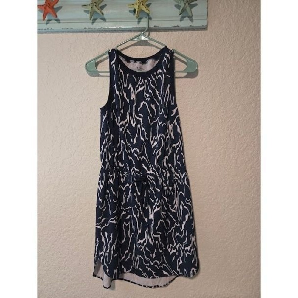 Athleta Blue Printed Athletic Dress